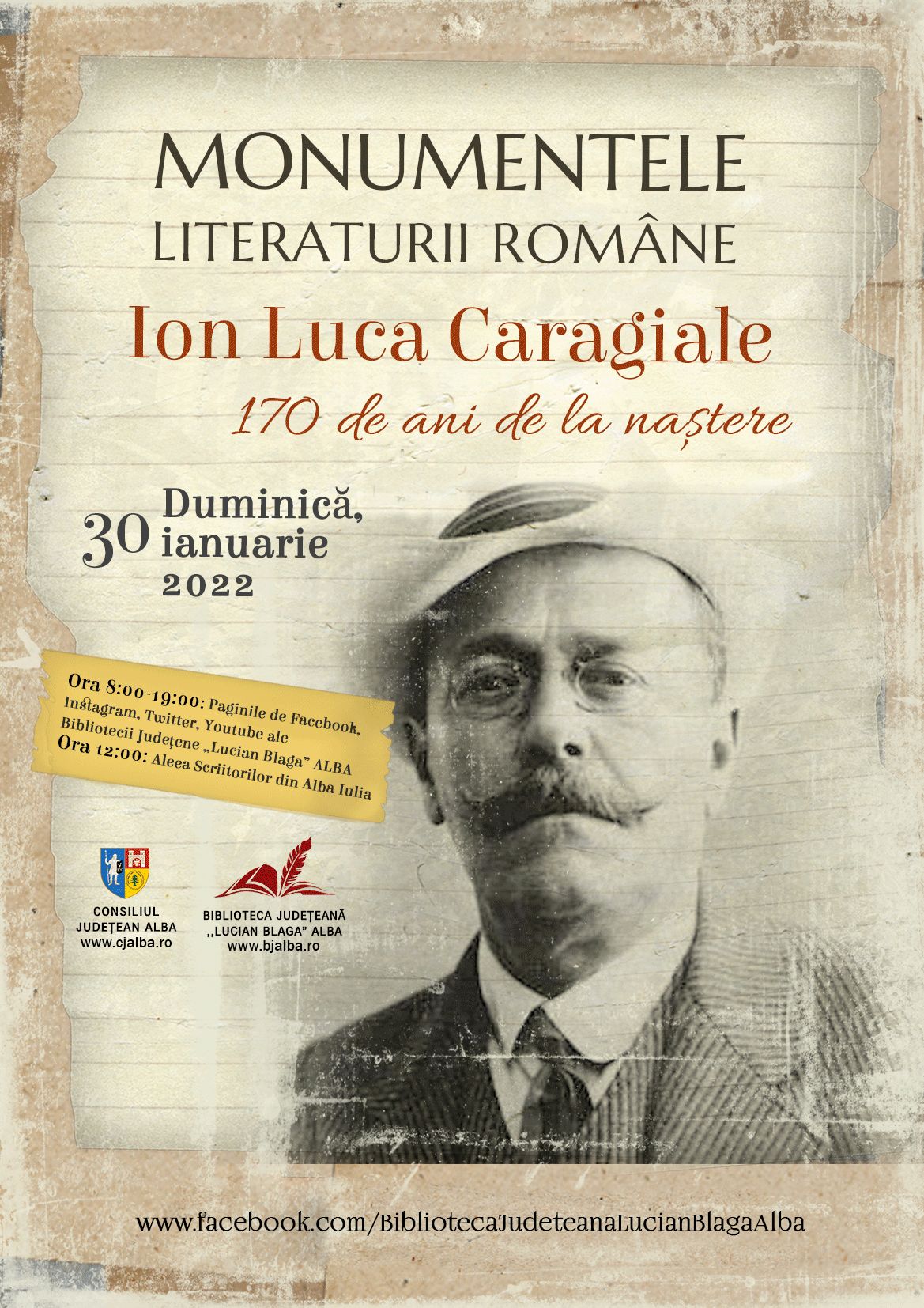 Afis I.L.Caragiale 30 ianuarie 2022