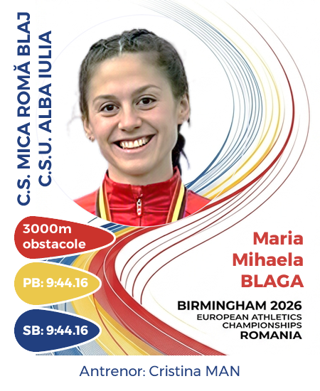 Maria Blaga merge la CE de Atletism