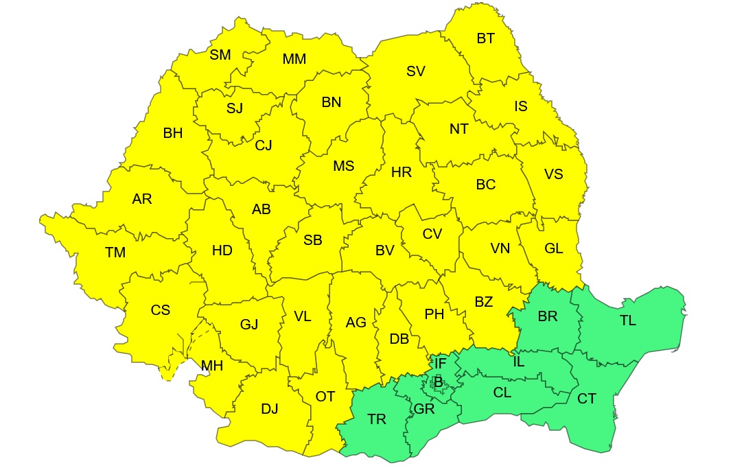 harta meteo 7 august