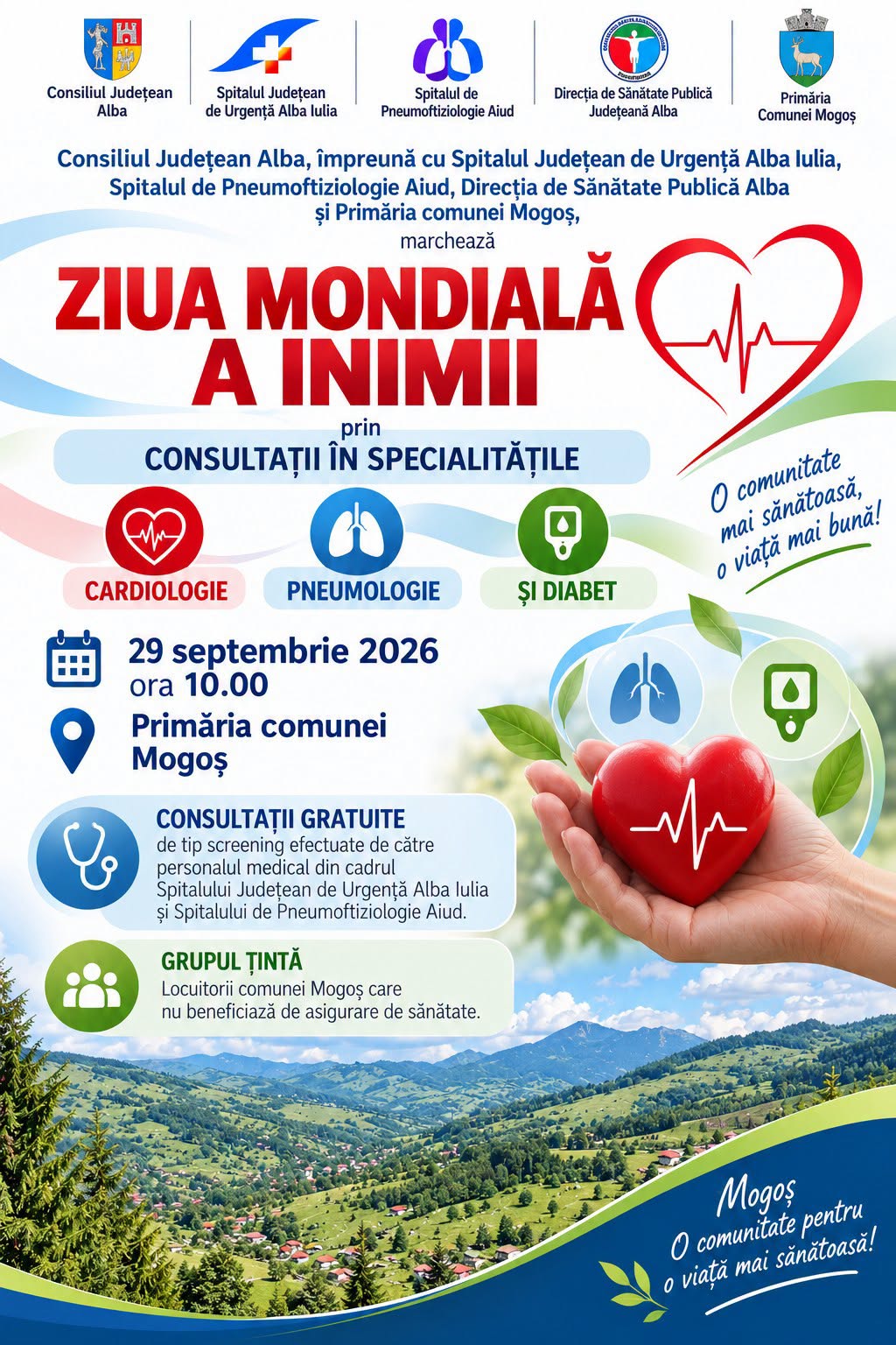 ziua mondiala a inimii la Mogos