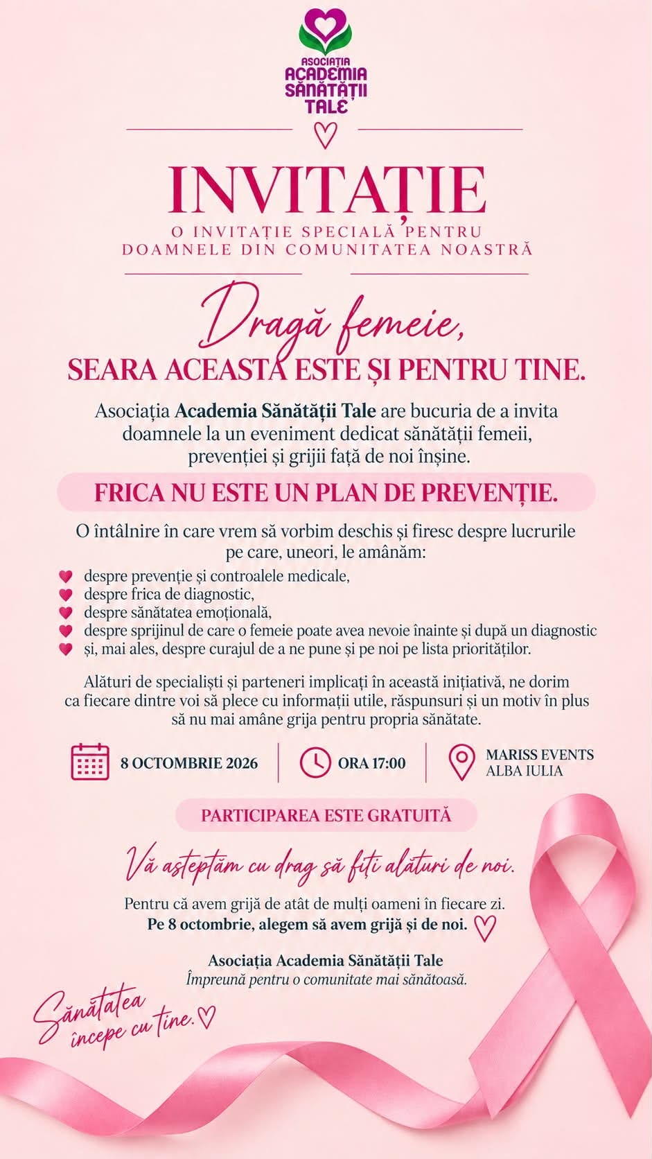 DSP Alba - invitatie eveniment