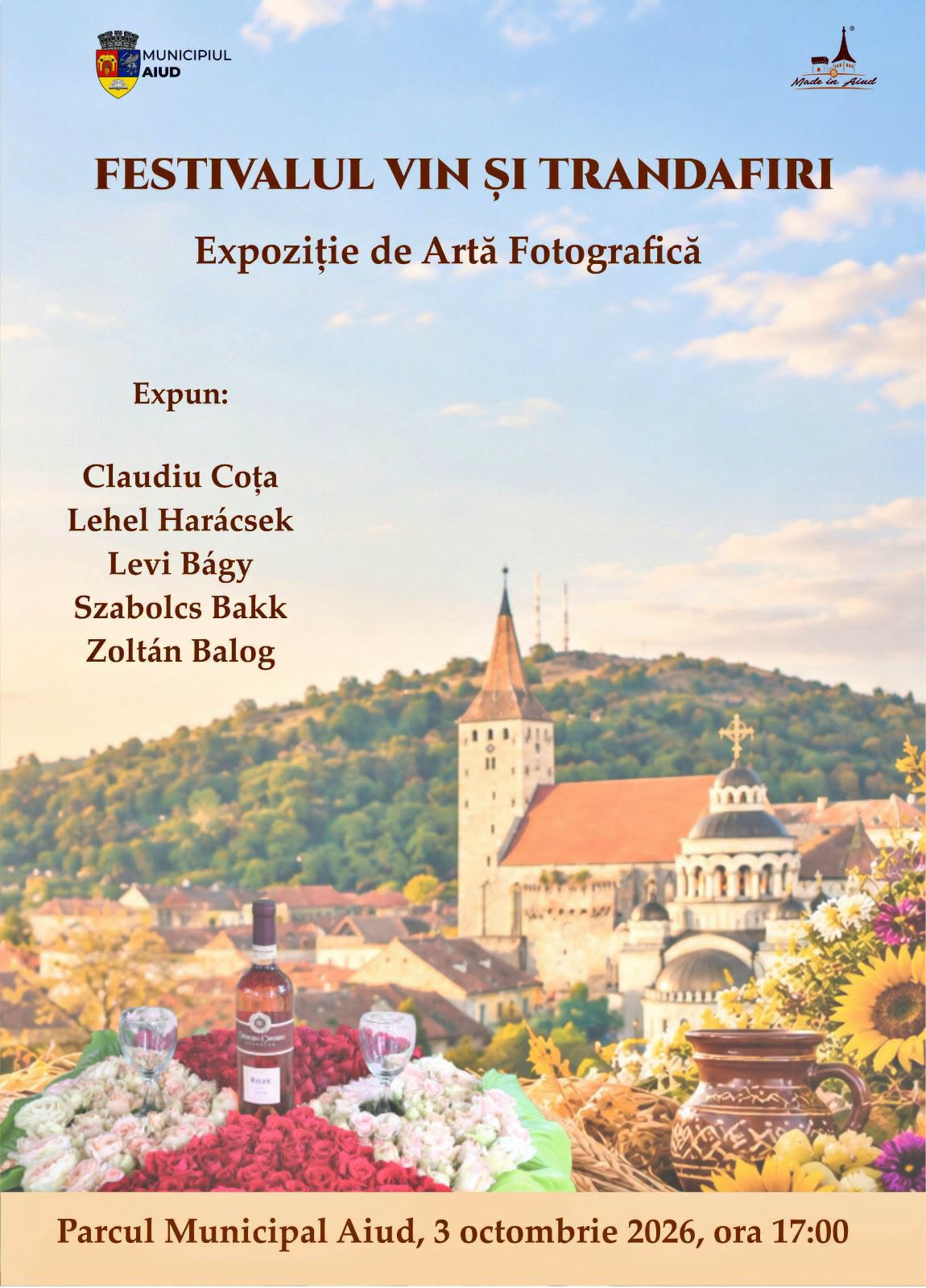 Expozitie la Aiud - Vin si Trandafiri