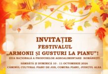 Festivalului „Armonii și Gusturi la Pianu”