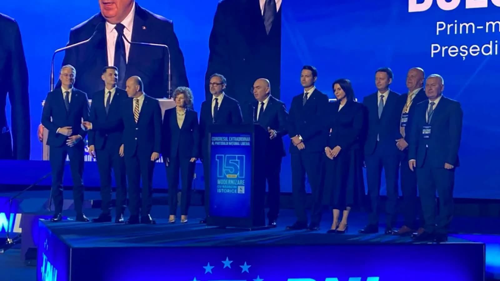 Florin Roman si liderii PNL cu Ilie Bolojan
