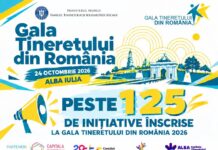 Peste 125 de inițiative înscrise în Gala Tineretului din România 2026. Câștigătorii vor fi aflați într-un eveniment la Alba Iulia